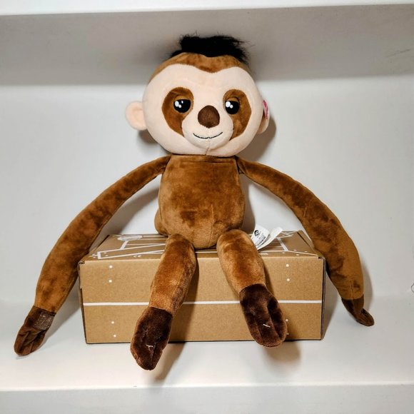 NEW Fingerlings Hugs SLOTH MONKEY Kingsley Interactive PlushToy WowWee Easter - Picture 1 of 11
